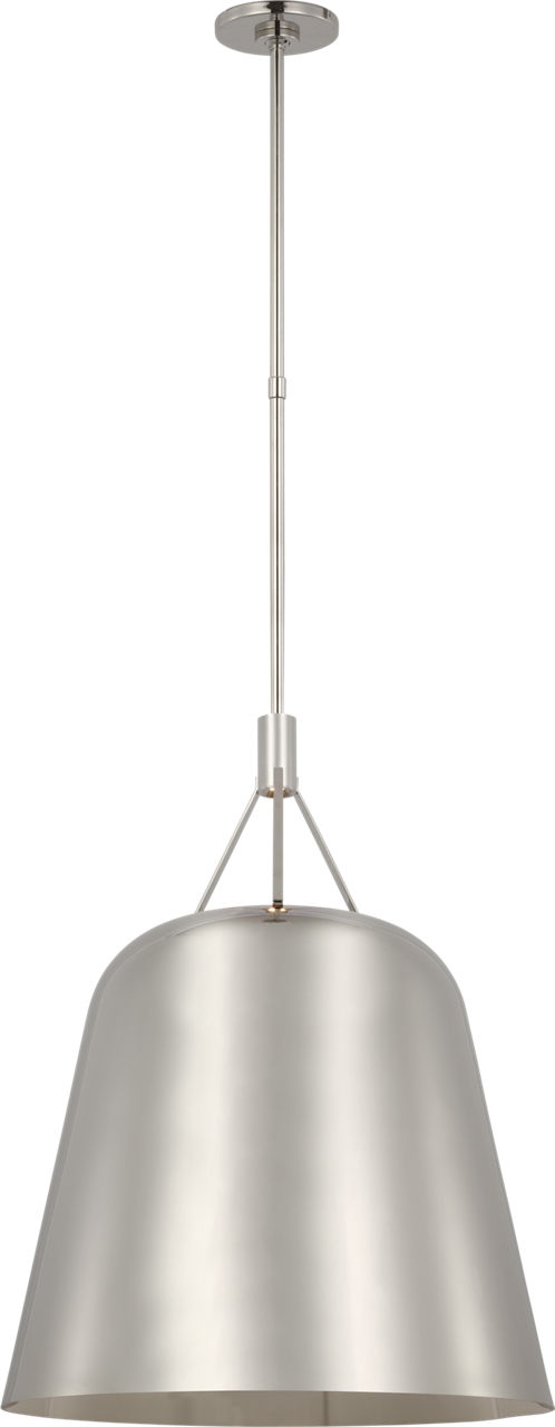 Sospeso Tapered X-Large Pendant Polished Nickel 2700K 90 CRI