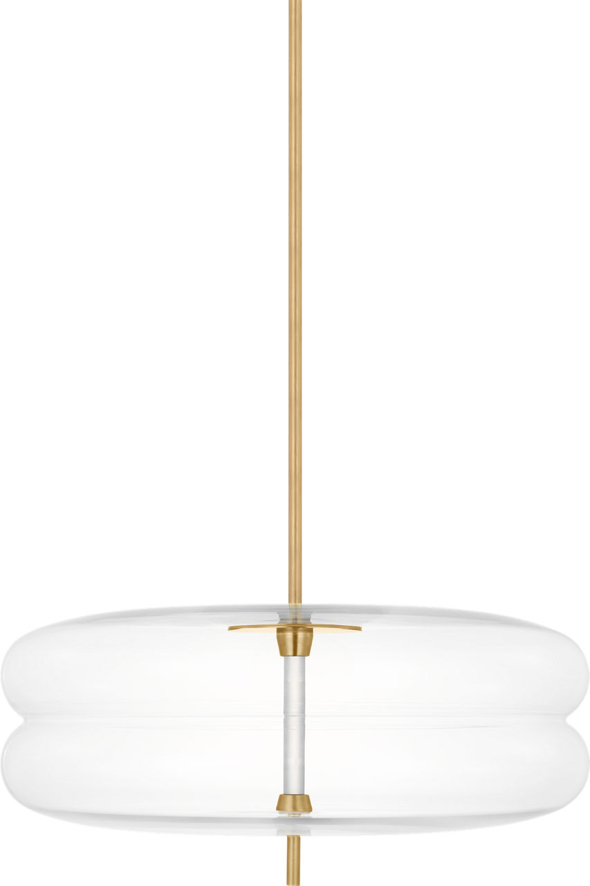 Shakkei Large Pendant in Natural Brass LED 2700K