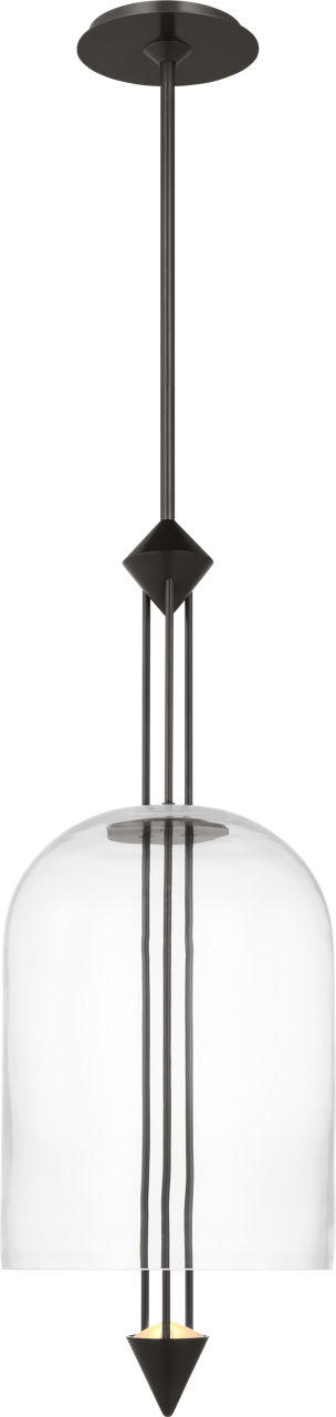 Cathedral Medium Pendant Clear dark Bronze 2700K 90 CRI