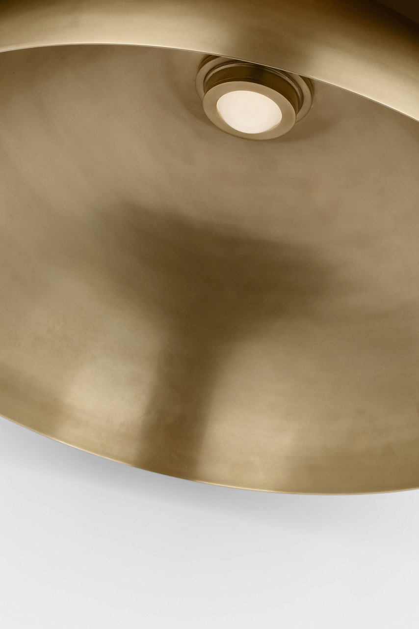 Shanti Grande Pendant Natural Brass 2700K 90 CRI