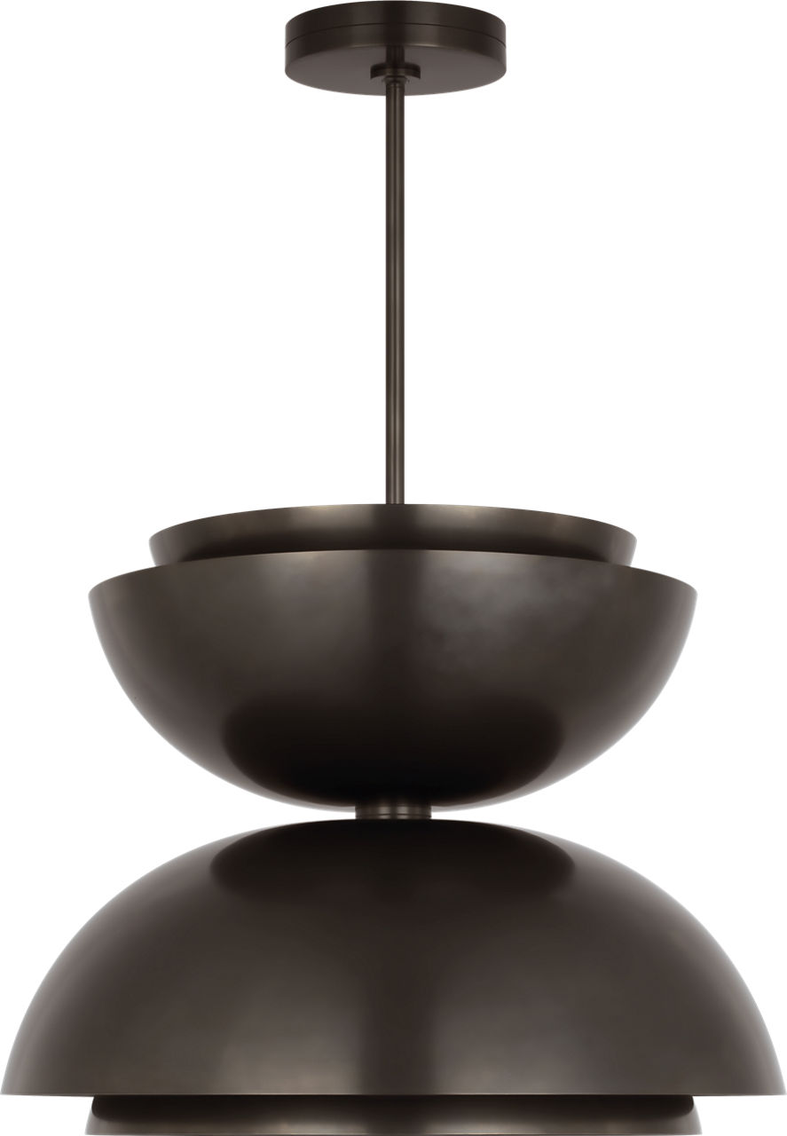 Shanti X-Large Double Asymmetric Pendant - SLPD322 | Visual