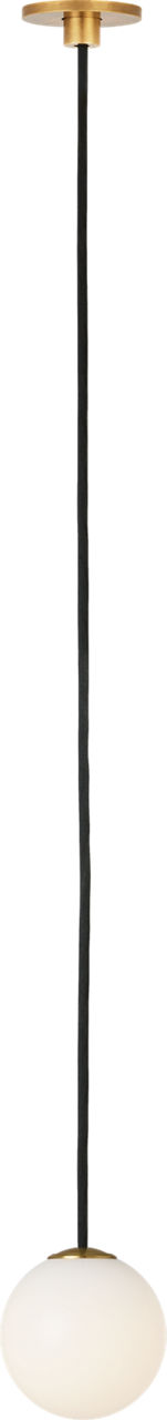 Orbet 1 Light Port Alone Pendant Hand Rubbed Antique Brass 2700K 90 CRI