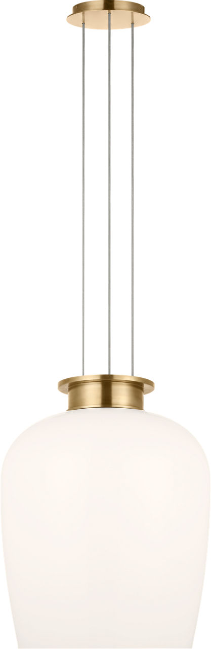 Vetro 21 Pendant Hand Rubbed Antique Brass 2700K 90 CRI