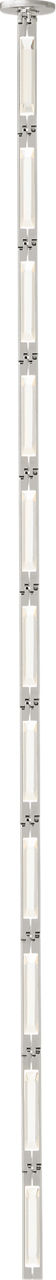 Catena 57 Pendant in Polished Nickel 2700K Remote 120V
