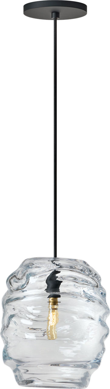 Audra 10 Pendant in Nightshade Black