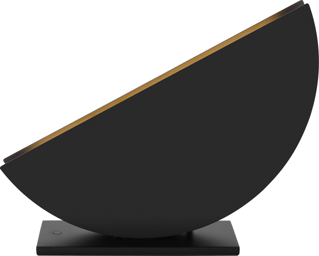 Bau Accent Table Lamp Nightshade Black 2700K 90 CRI