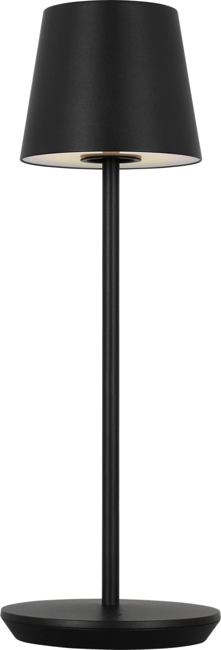 Nevis Accent Rechargeable Table Lamp Black 2700K 90 CRI wall charger included