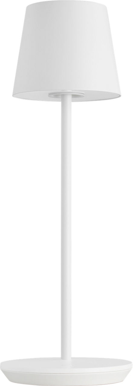 Nevis Accent Rechargeable Table Lamp matte White 2700K 90 CRI wall charger included