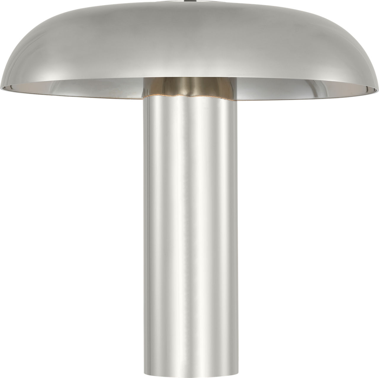 Louver Medium Table Lamp polished nickel 2700K 90 CRI
