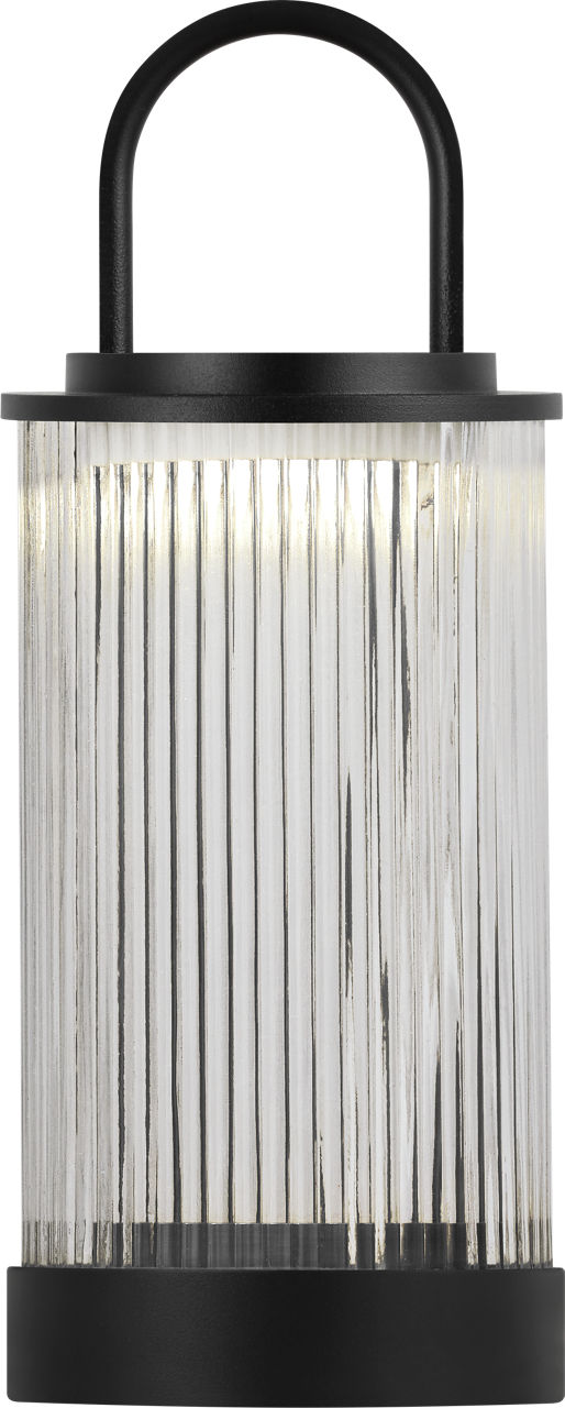 Tawa Accent Rechargeable Table Lamp Black 2700K 90 CRI wall charger included