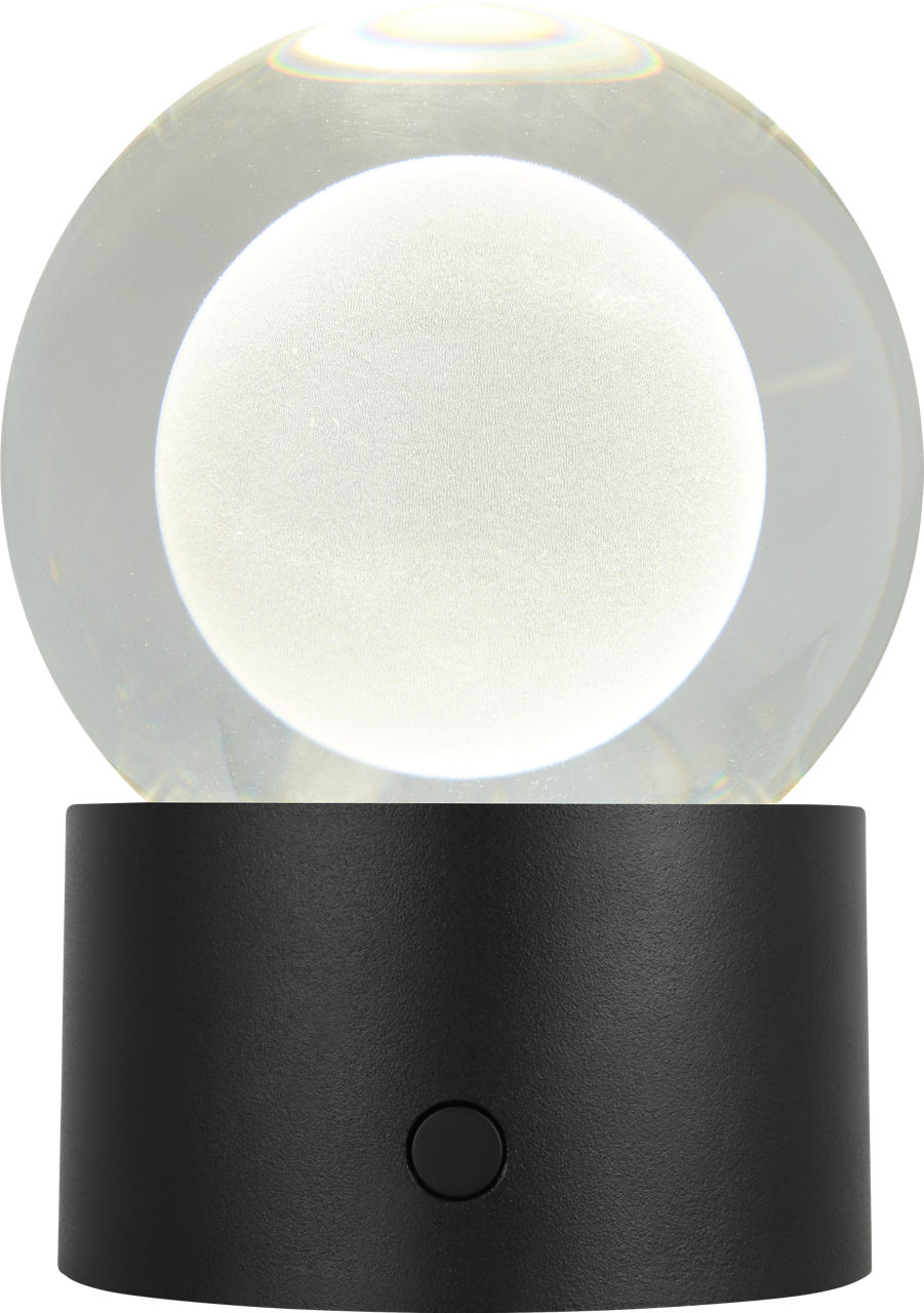 Mina Accent Rechargeable Table Lamp Black 2700K 90 CRI wall charger included