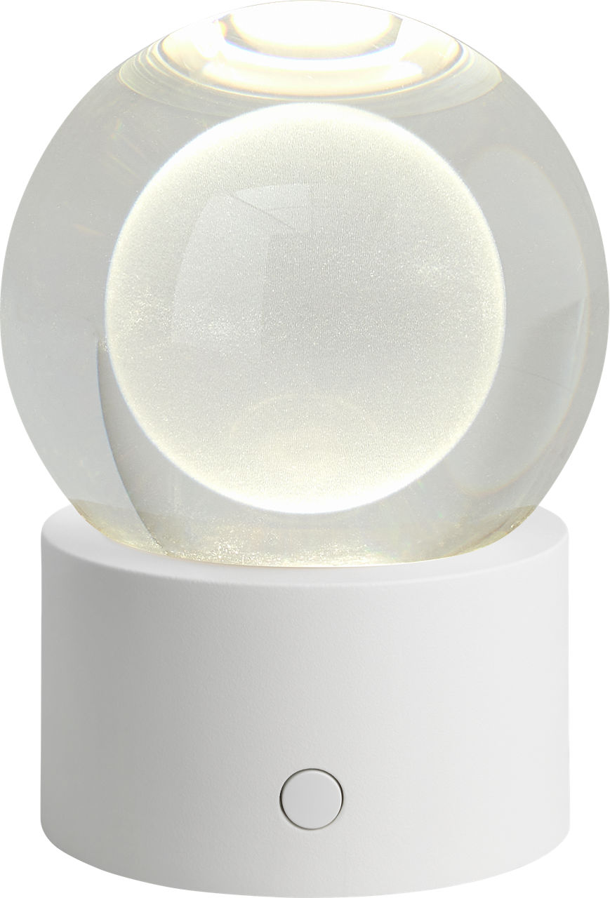 Mina Accent Rechargeable Table Lamp matte White 2700K 90 CRI wall charger included