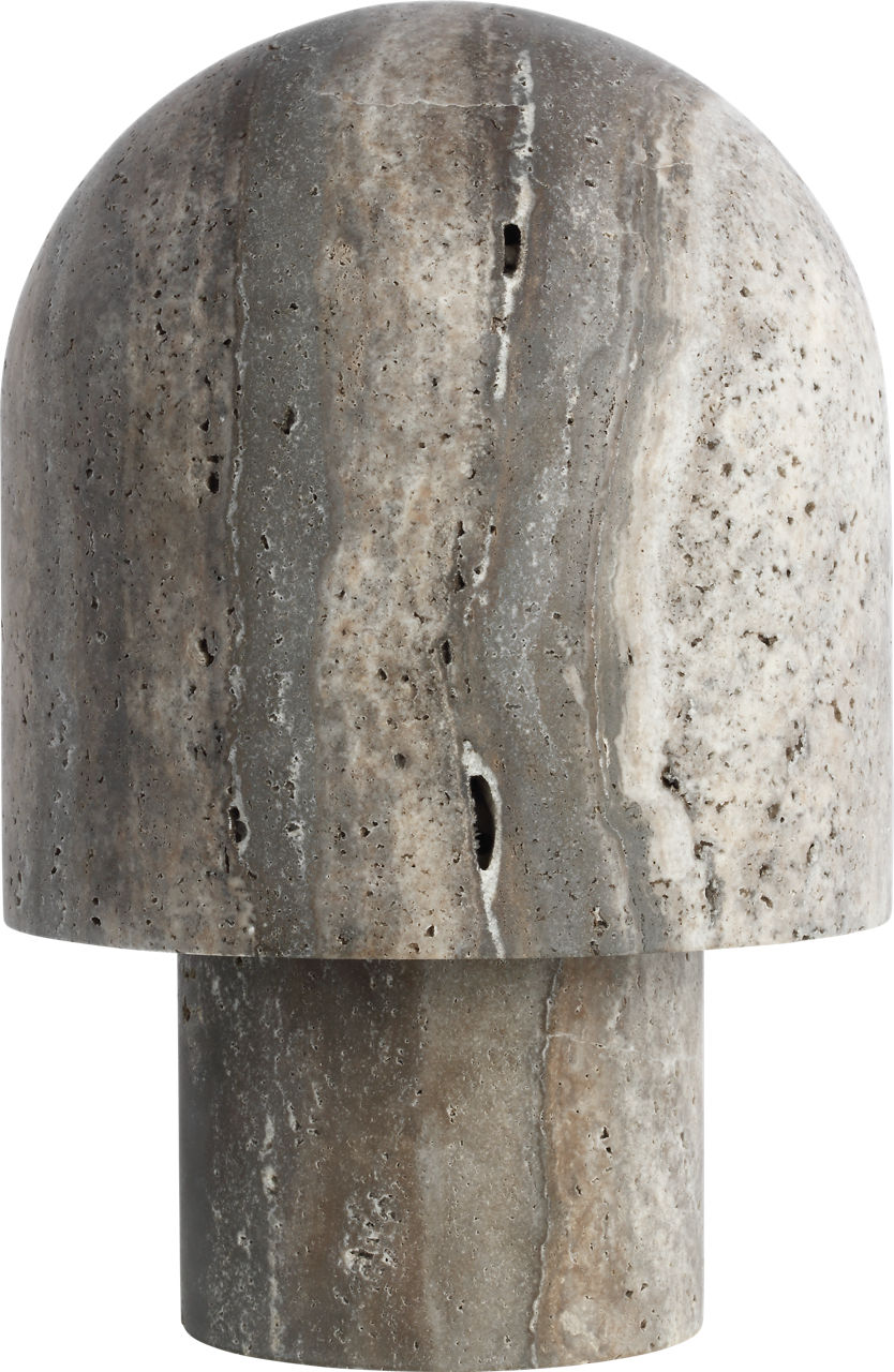 Kennett Small Travertine Table Lamp - SLTB342 | Visual Comfort