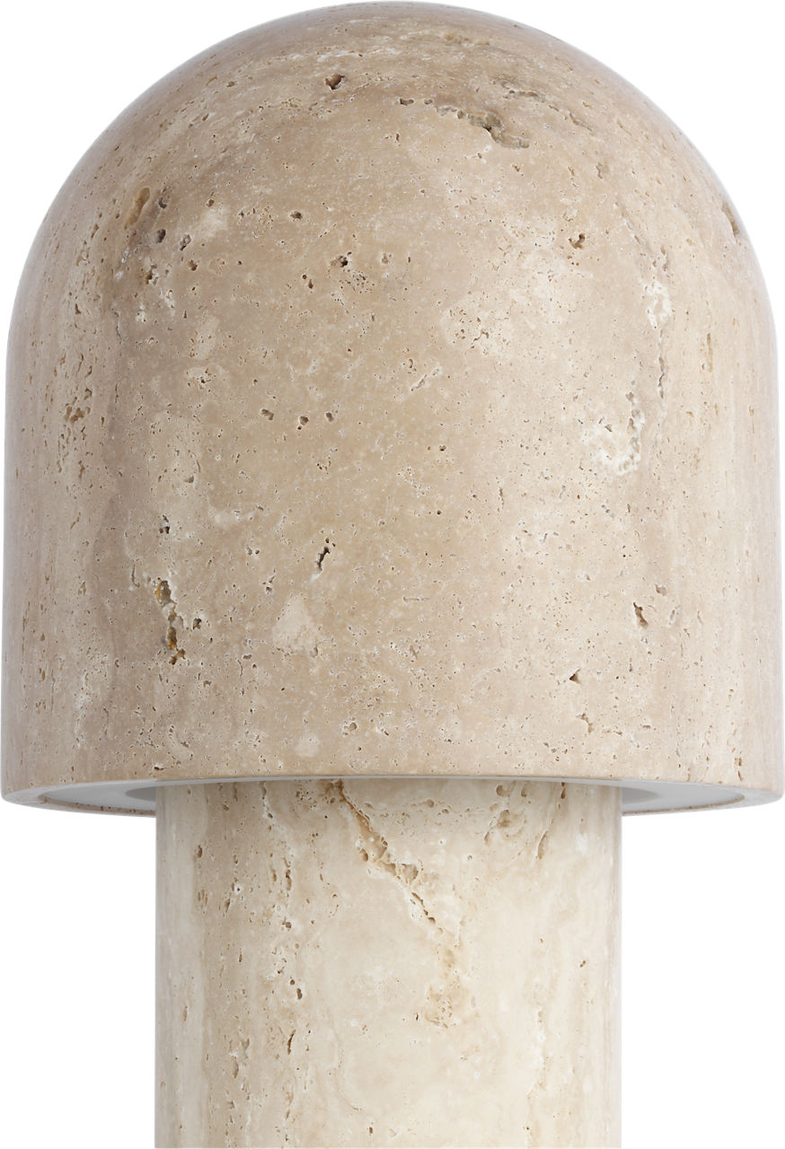 Kennett Small Travertine Table Lamp natural travertine 2700K 90 CRI