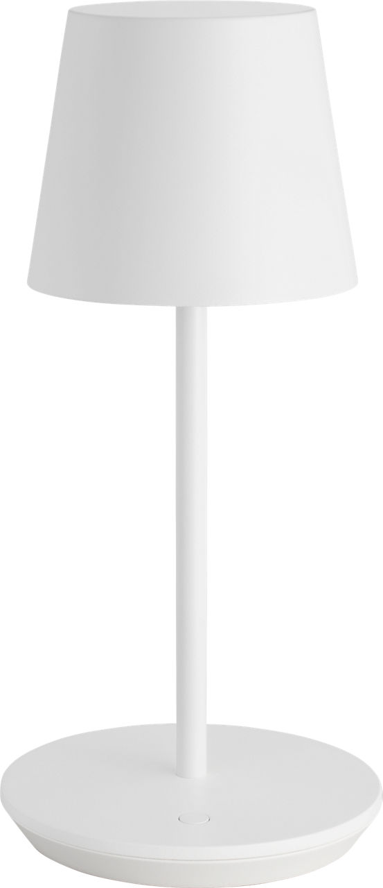 Nevis Short Accent Rechargeable Table Lamp Matte White 2700K 90 CRI