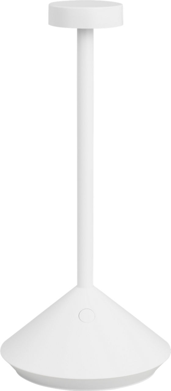 Moneta Short Accent Rechargeable Table Lamp Matte White 2700K 90 CRI