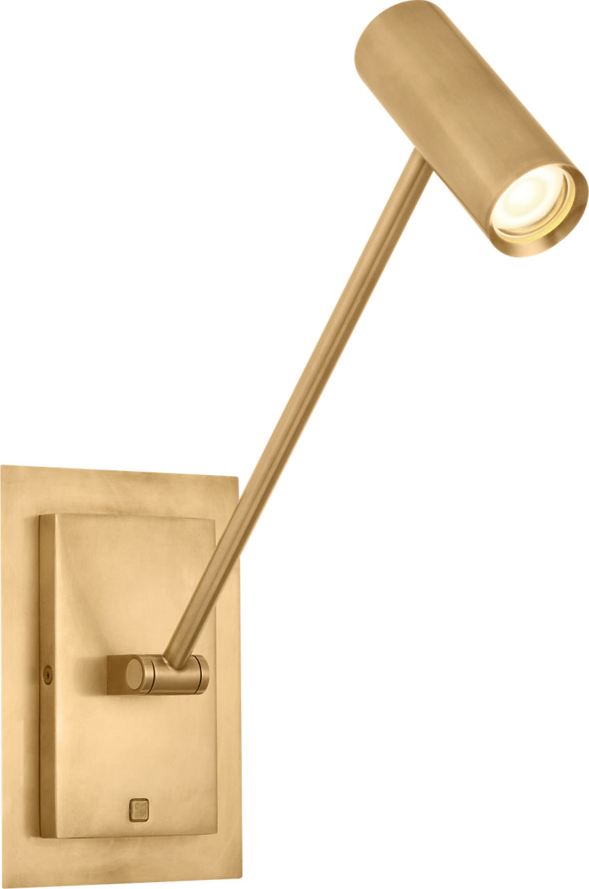 Ponte Small Task Sconce Natural Brass 3000K 90 CRI