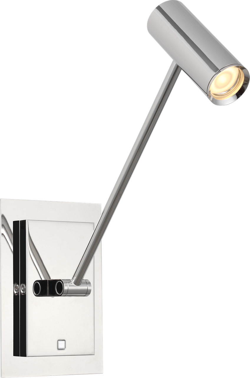 Ponte Small Task Sconce polished nickel 3000K 90 CRI