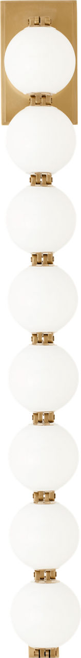 Perle 28 Sconce Natural Brass 3000K 90 CRI