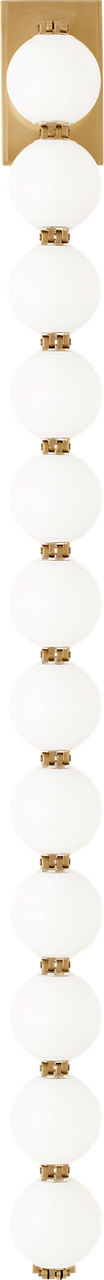 Perle 40 Sconce Natural Brass 2700K 90 CRI