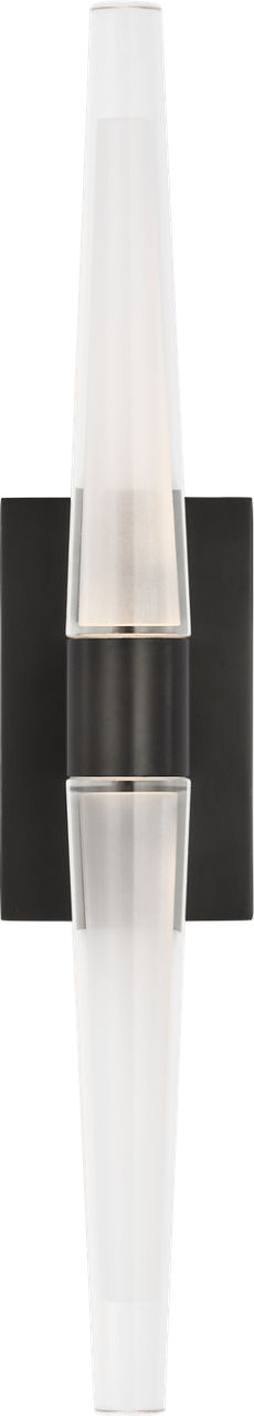 Lassell Single Tall Sconce in Dark Bronze 2700K 277V