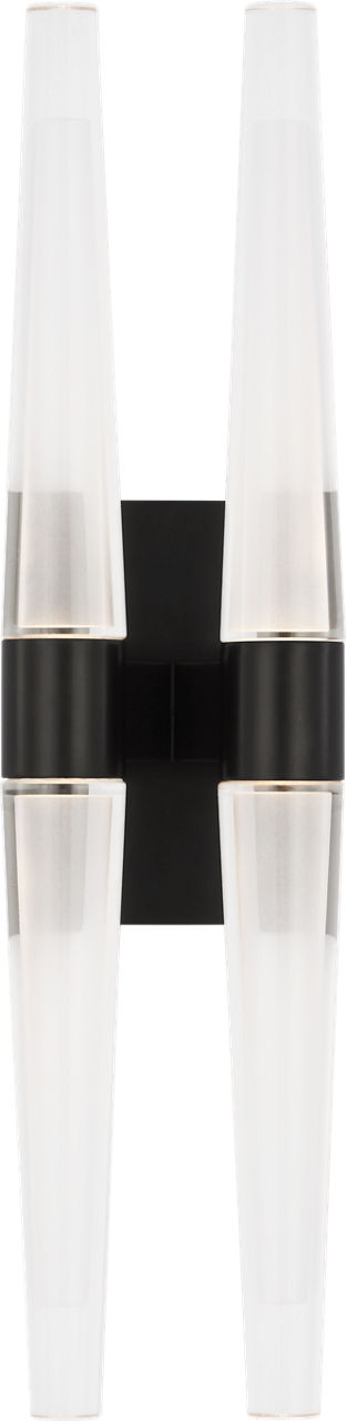 Lassell Double Tall Sconce in Dark Bronze 2700K 120V