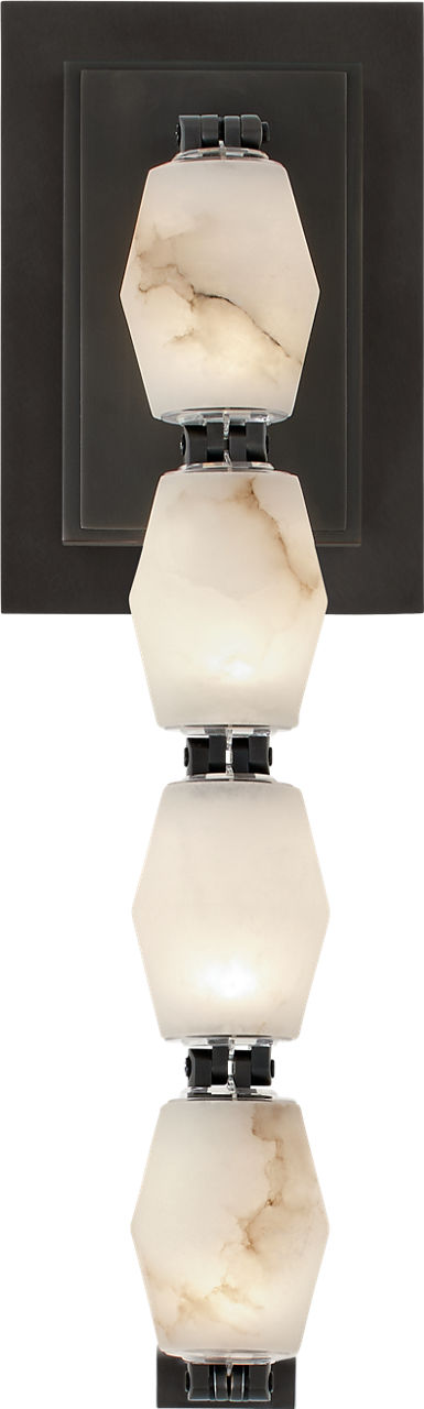 Collier Alabaster 15 Sconce in Bronze 2700K