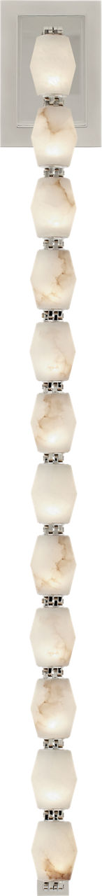 Collier Alabaster 40 Sconce in Polished Nickel 2700K
