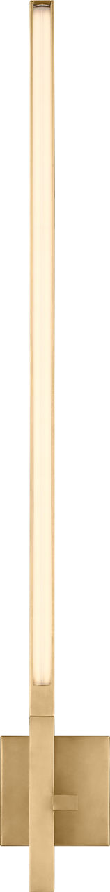 Cityscape X-Large Sconce Clear Crystal hand rubbed antique brass 2700K 90 CRI