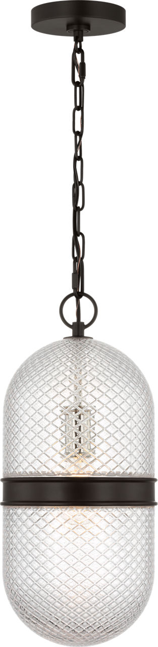 Lucinda 8 Pendant in Aged Iron