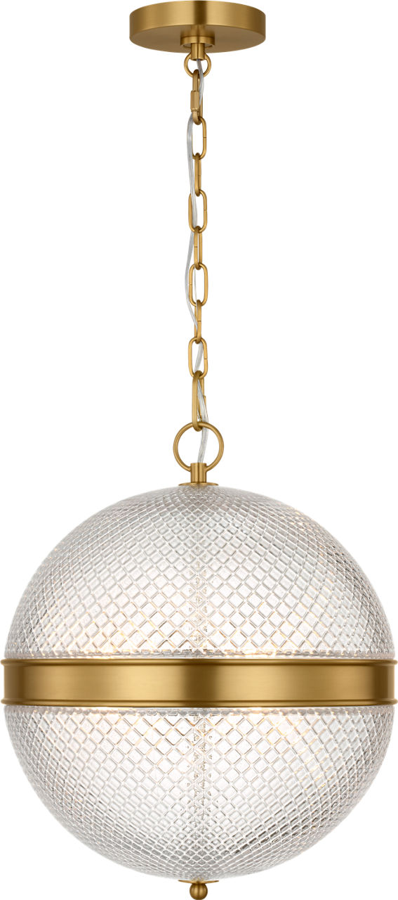 Lucinda 15 Pendant in Burnished Brass