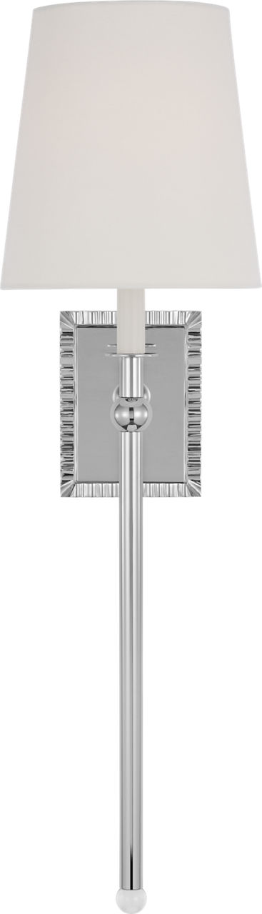 Baxley Tall Wall Sconce Polished Nickel