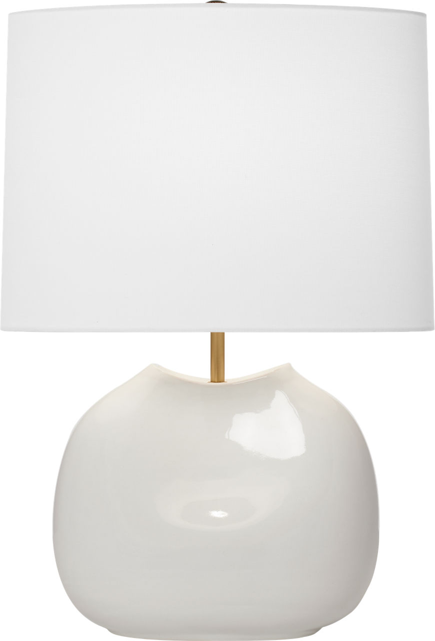 Ulla Medium Table Lamp Dove Grey Crackle Bulbs Inc