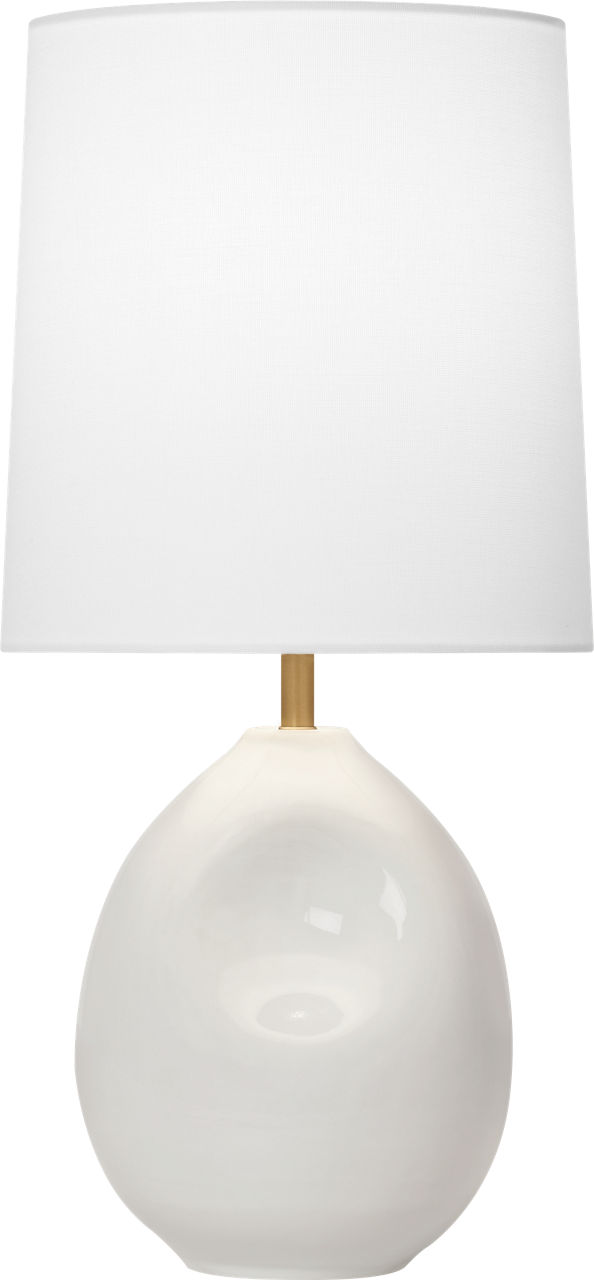 Ulla Small Table Lamp Dove Grey Crackle Bulbs Inc