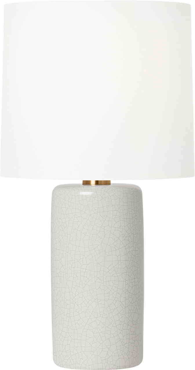 Shanghai Table Lamp White Crackle Bulbs Inc