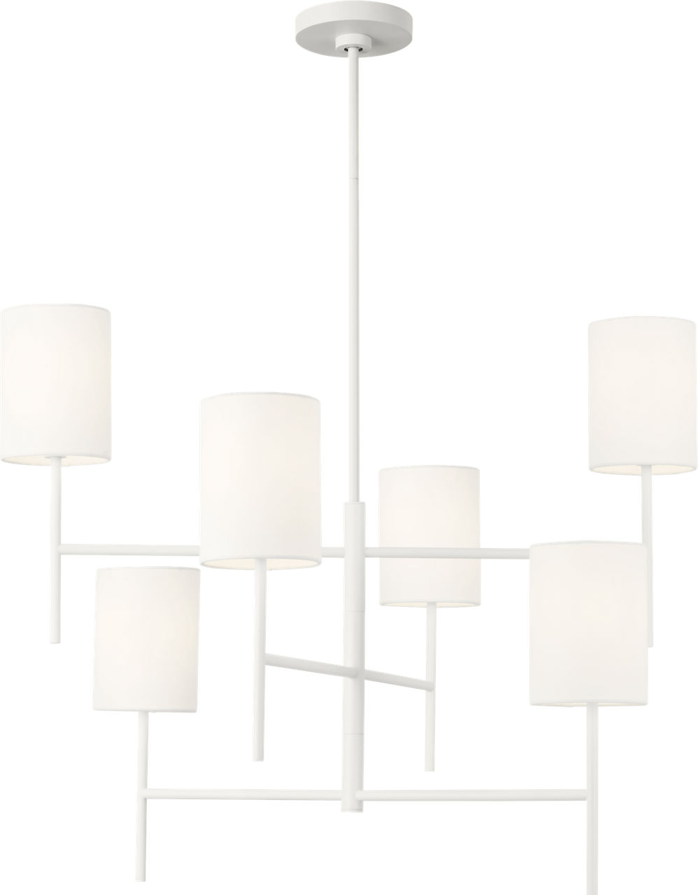 Key Large Chandelier Matte White