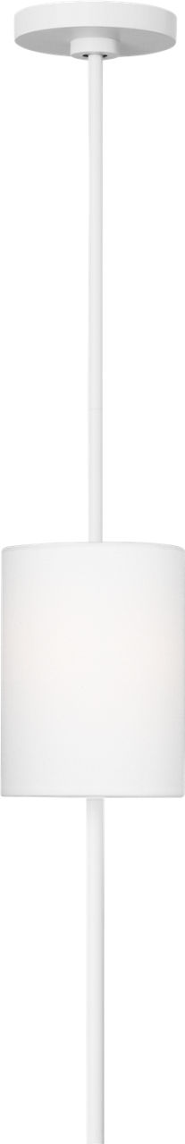 Key Medium Linear Chandelier Matte White