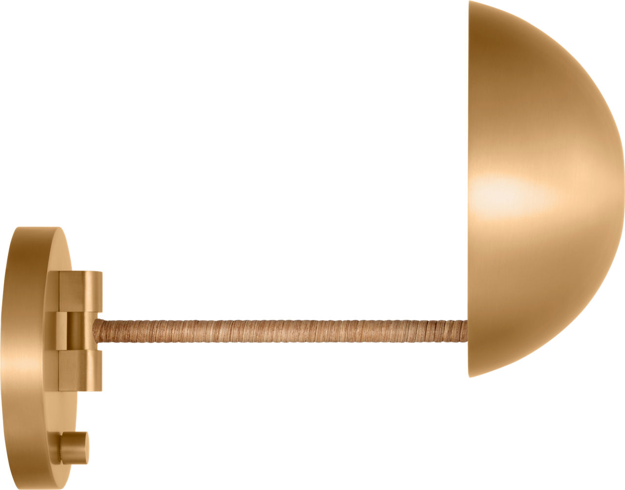 Balleroy Medium Sconce Burnished Brass