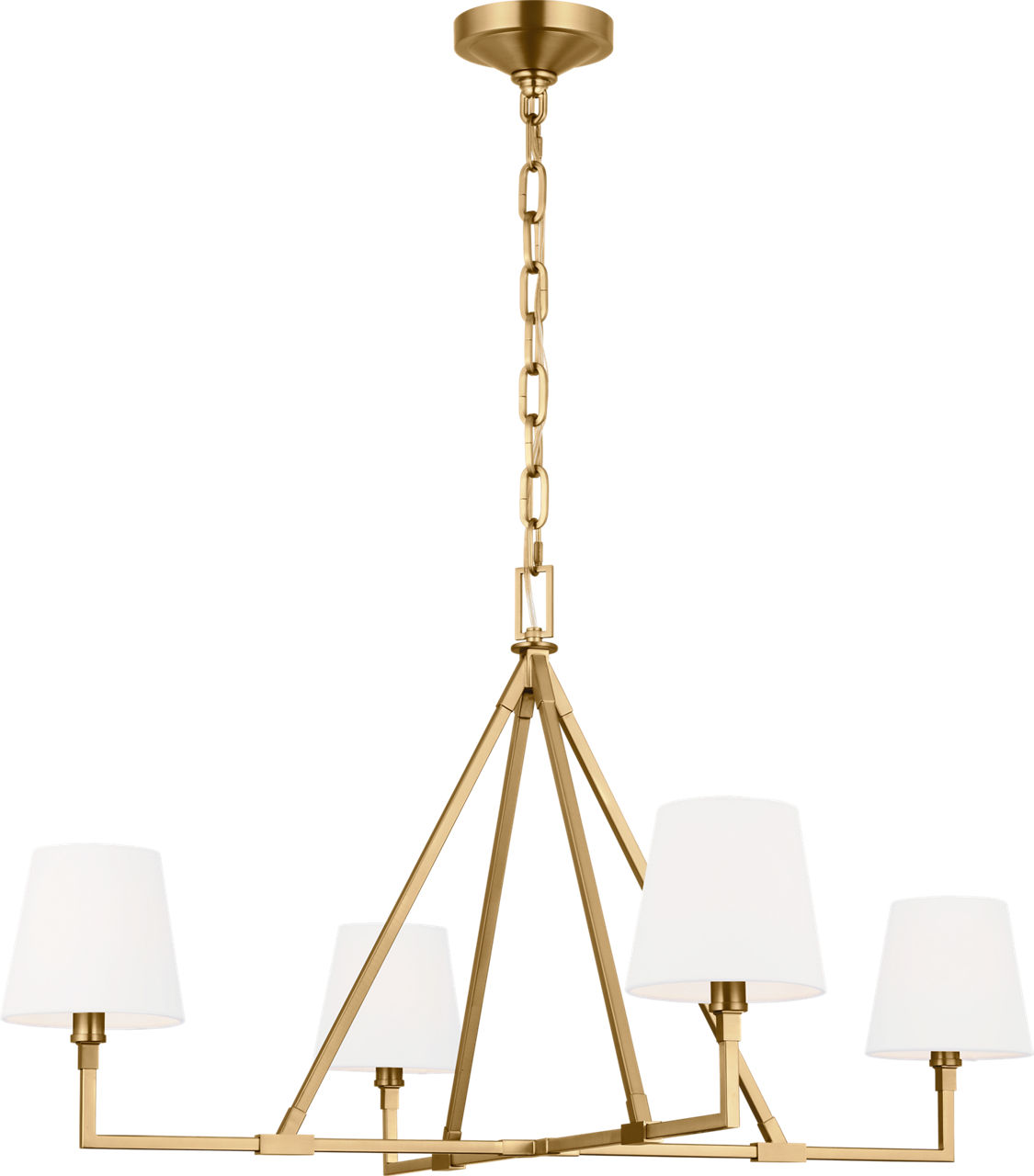 Perth Extra Large Chandelier Burnished Brass