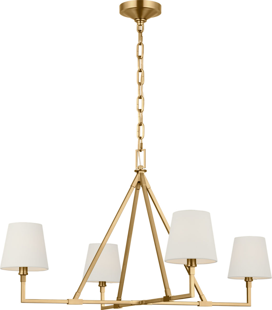Perth Extra Large Chandelier Burnished Brass