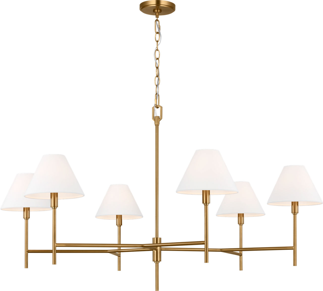 Ridgewood Extra Large Chandelier Burnished Brass