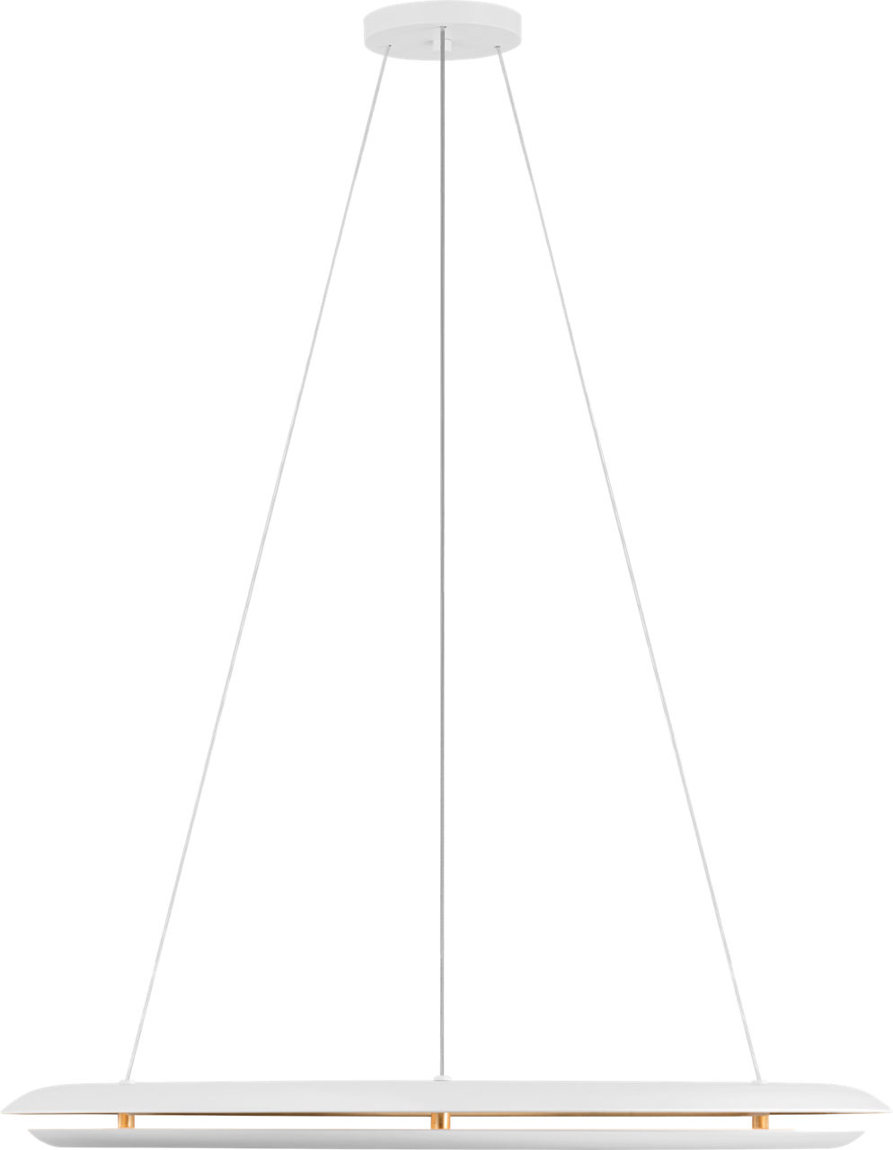 Cielo Medium Chandelier Matte White Bulbs Inc