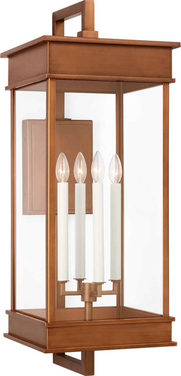 Cupertino Extra Large Bracket Wall Lantern Natural Copper