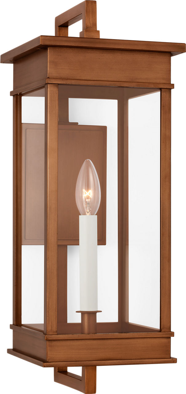 Cupertino Medium Bracket Wall Lantern Natural Copper