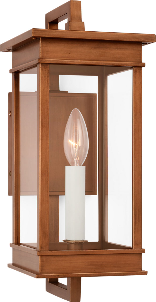 Cupertino Small Bracket Wall Lantern Natural Copper