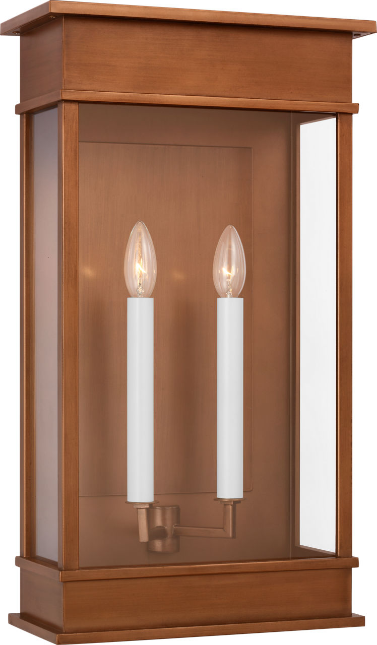 Cupertino Extra Large Wall Lantern Natural Copper