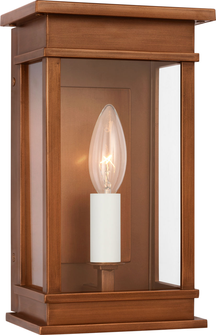 Cupertino Mini Wall Lantern Natural Copper