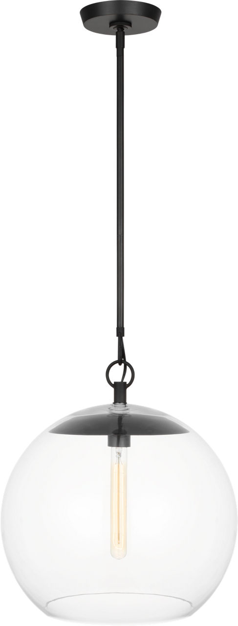 Atlantic Sphere Pendant in Aged Iron Bulb(s) Not Included