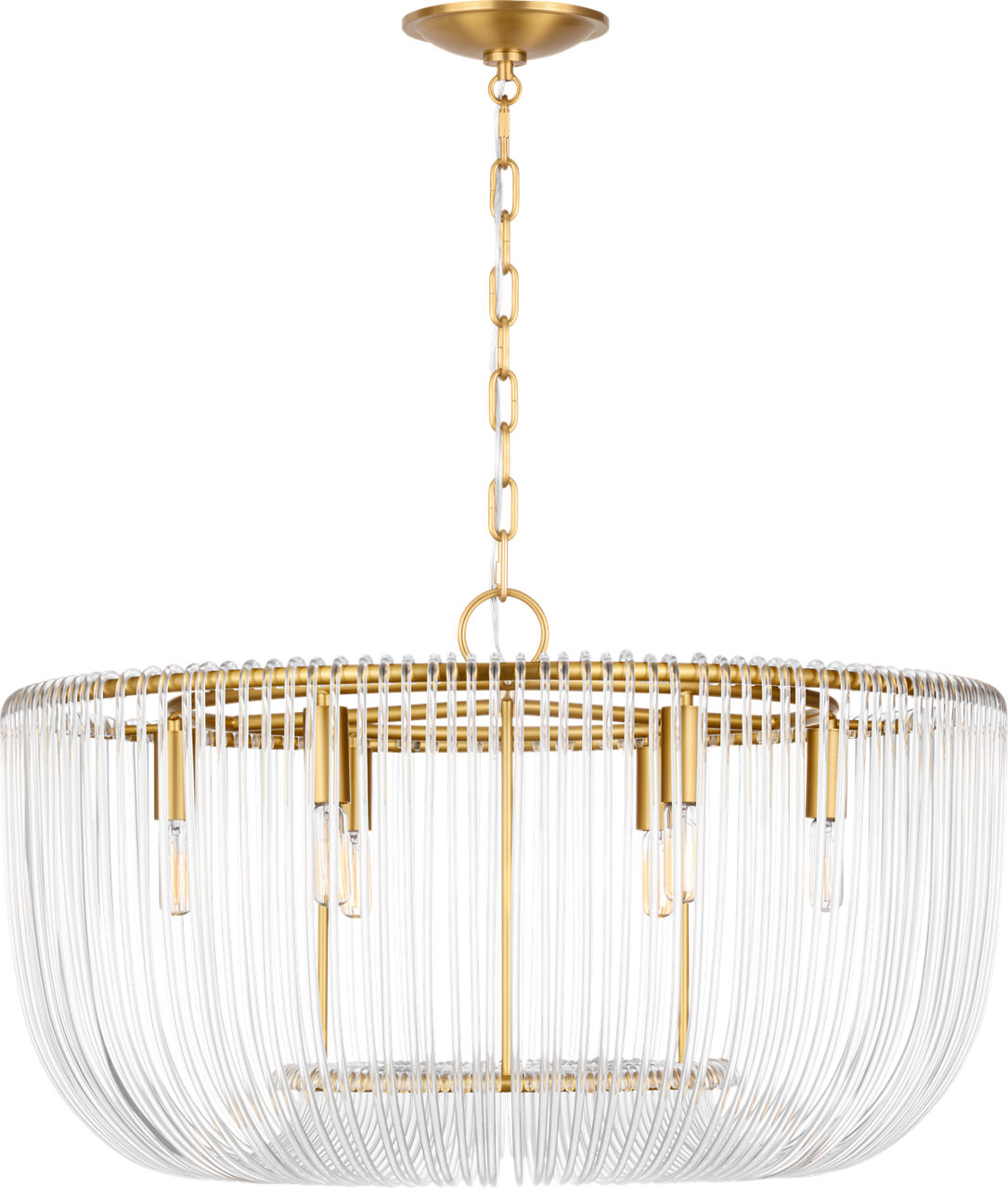 Pierce Medium Pendant Burnished Brass