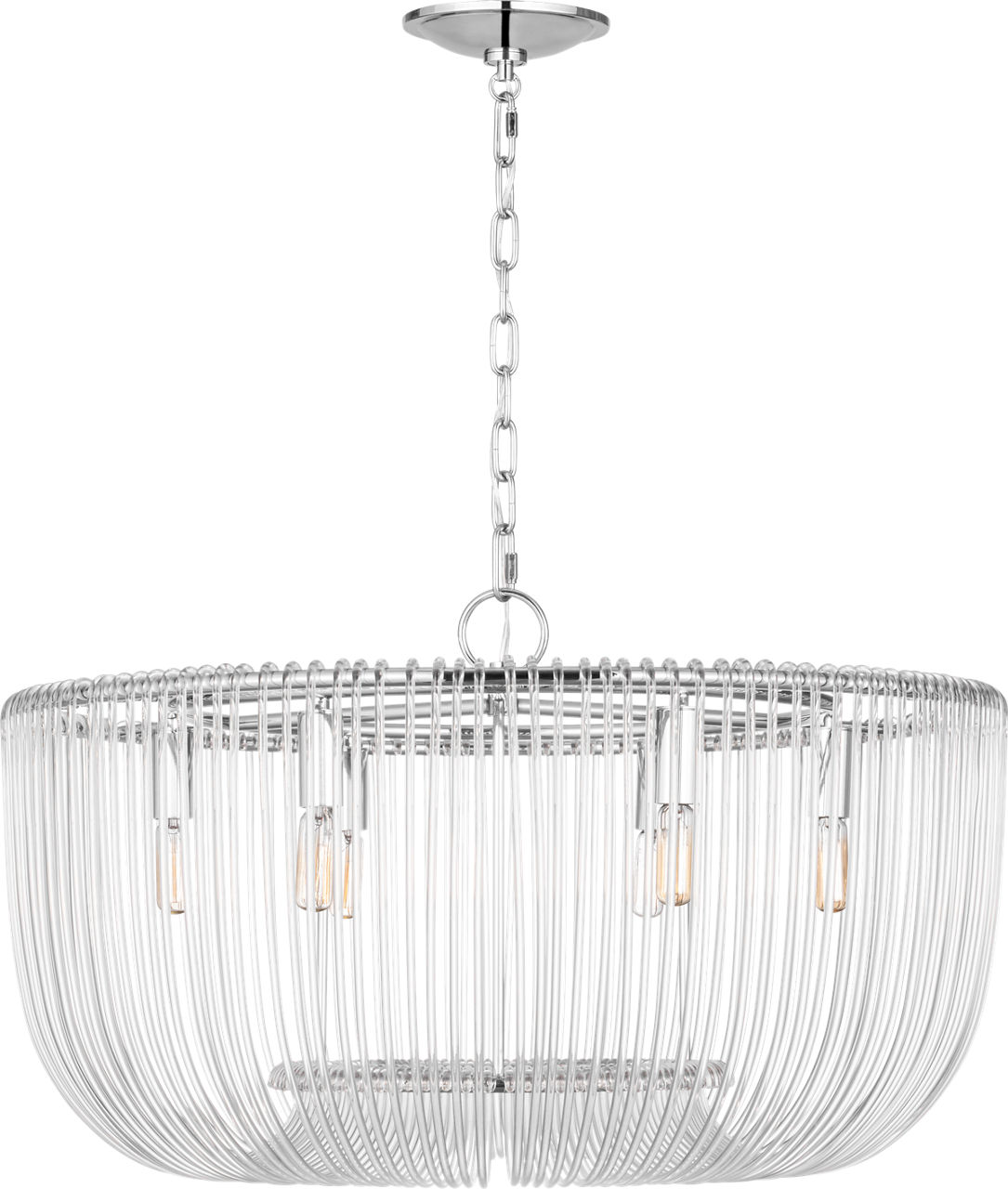 Pierce Medium Pendant Polished Nickel